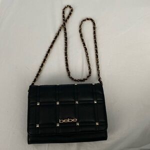 Black BeBe cross body hand bag